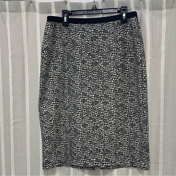 Calvin Klein Pencil Skirt‎ Knee Length Black and White Size S - Picture 1 of 8